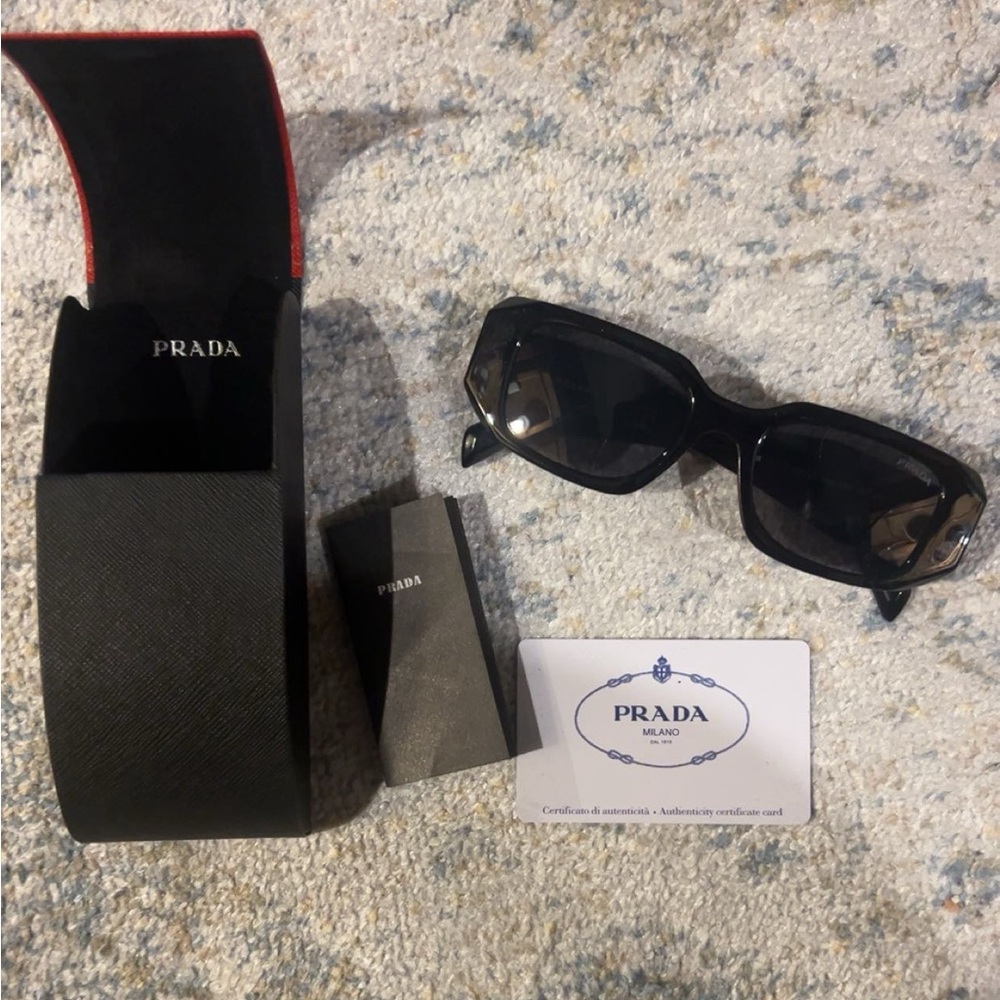 Prada Women's Elegant Black Sunglasses